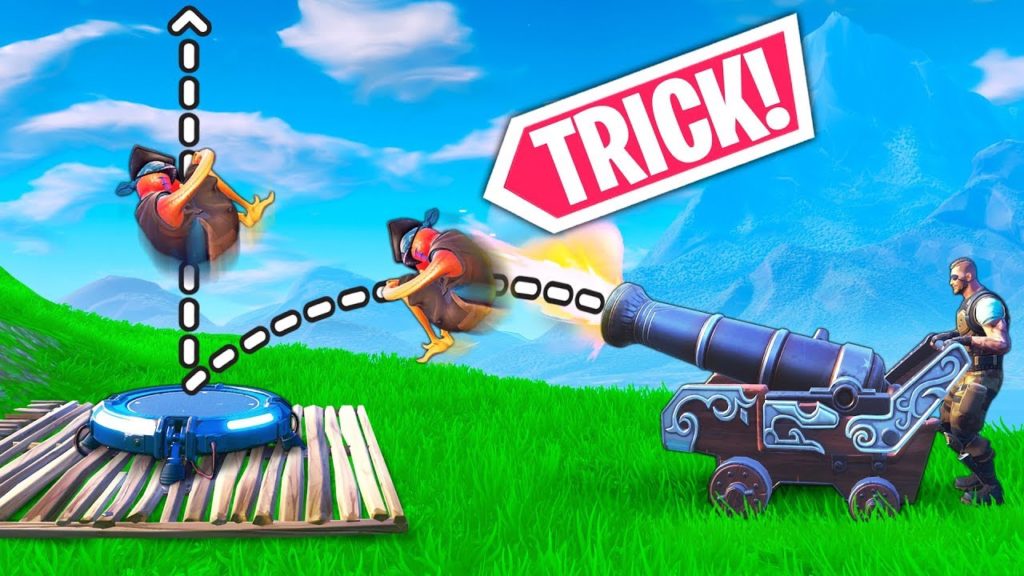 *NEW* CANNON + JUMP PAD TRICK!! Fortnite Funny WTF Fails and Daily